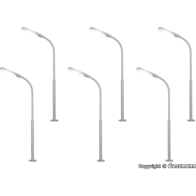 Viessmann H0 Pouliční lampa, 6 ks 60906