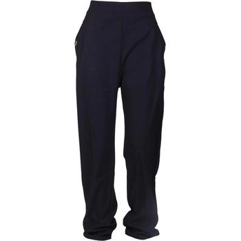 Макси дамски панталон в тъмносиньо