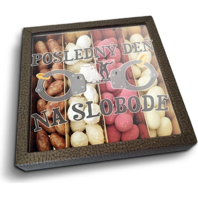 Sablio Mandle v čokoláde Poslední den na svobodě 4 x 80 g