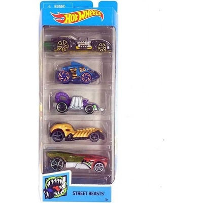 Mattel Hot Weels 5ks angličáky Street Beasts GHP57