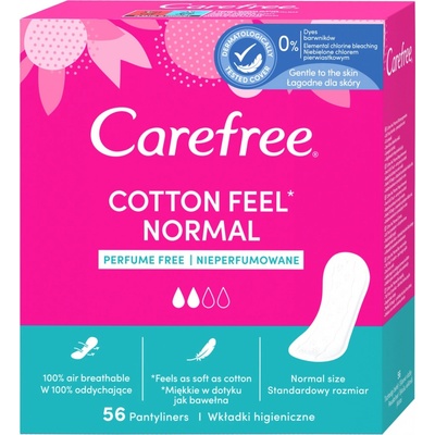 Carefree Cotton slipové vložky 56 ks