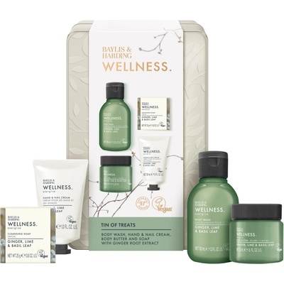 Wellness. Energise подаръчен комплект за тяло Ginger, Lime & Basil Leaf