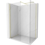 Mexen Kioto-X душ параван Walk-in 120 x 120 см, прозрачен 10 мм, златиста четка - 800-120-202-55-00-120-X (800-120-202-55-00-120-X)