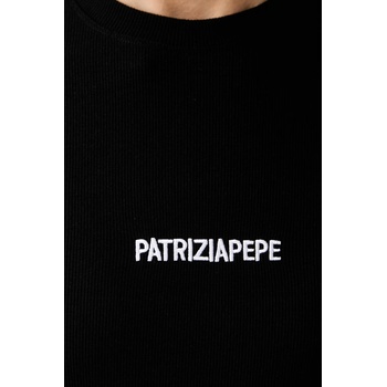 Patrizia Pepe блуза с дълги ръкави дамска от памук с еластан (2M4512.J355)