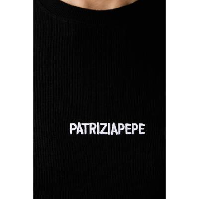 Patrizia Pepe блуза с дълги ръкави дамска от памук с еластан (2M4512.J355)