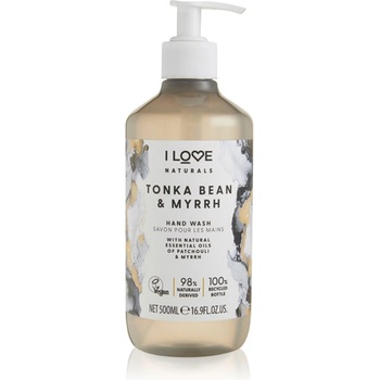 I Love Cosmetics Naturals Tonka Bean & Myrrh течен сапун за ръце 500ml