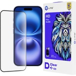 LITO Протектор за iPhone 16 - Lito D+ Pro Clear - черен