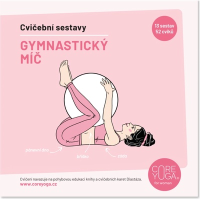 CoreYoga Cvičebnice – Gymnastický míč