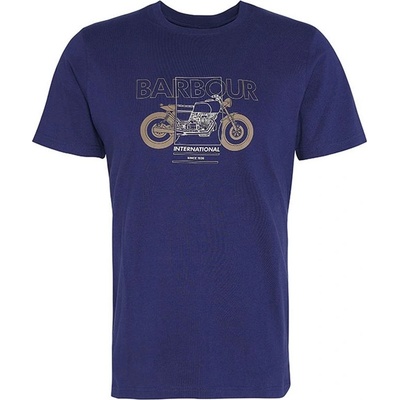 Barbour International Calder Graphic T-Shirt Royal Blue