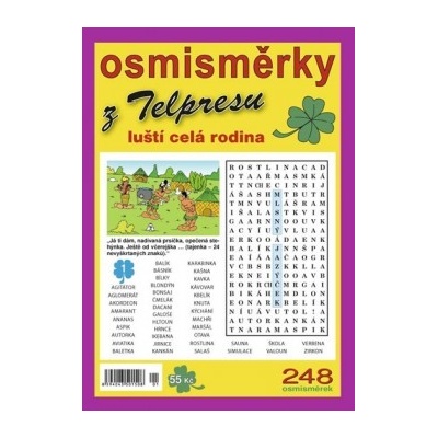 Osmisměrky z Telpresu luští celá rodina 1/2017 - 248 osmisměrek Pavel Mazáč