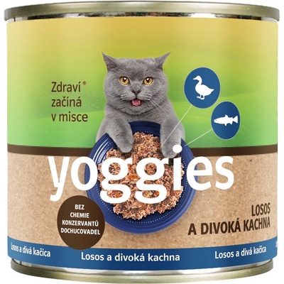 Yoggies Losos a divoká kachna 185 g – Zbozi.Blesk.cz