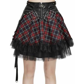 Image 1 of Devil fashion дамска пола DEVIL FASHION - Noise Annoys плисе Punk- SKT110