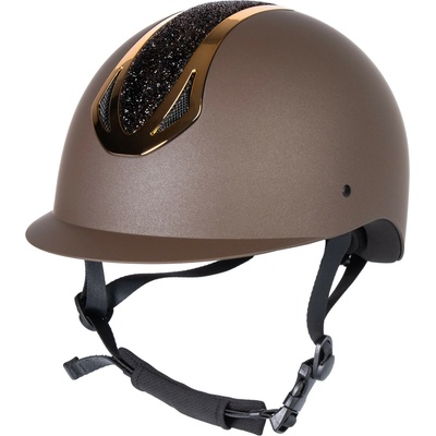 Harry’s Horse Pro F2 Matt Crystal jazdecká prilba Brown