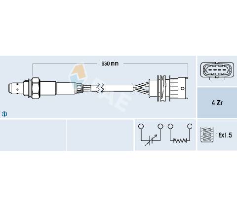 Lambda sonda FAE 77156