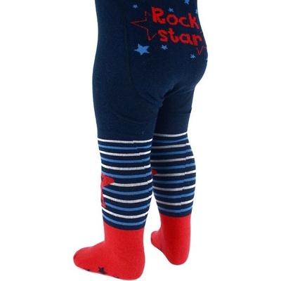 Kojenecké punčocháčky ROCK STAR modré