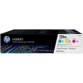 HP Комбо пакет оригинални HP CMY номер 126A за LaserJet Pro 100 M175|CP1025|M275 3x1K "CF341A (CF341A)