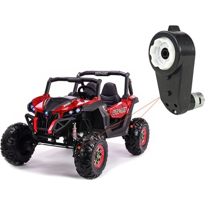andos Náhradní elektrický motor s převodovkou pro dětskou buginu X-MAX 4x4