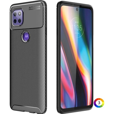 Motorola Moto G 5G Удароустойчив Carbon Fiber Калъф2 и Протектор