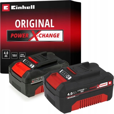 Einhell Power X-Change Twinpack 18V, 2 x 4Ah 4511489