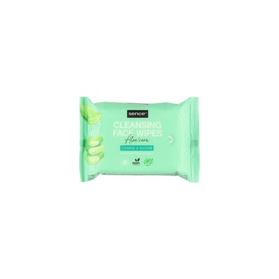 Sence čistící ubrousky na obličej s Aloe Vera 20 ks