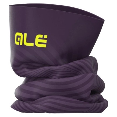 ALÉ Cycling Clothing cyklistický nákrčník green digital accessori aubergine