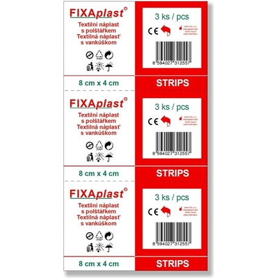 Alfa Vita Náplast FIXAPLAST STRIPS 3 ks