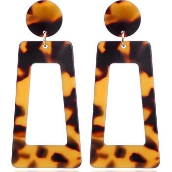 HARAHU Обици di-18992 - Кафяво / Черно kp18992 (di-18992)