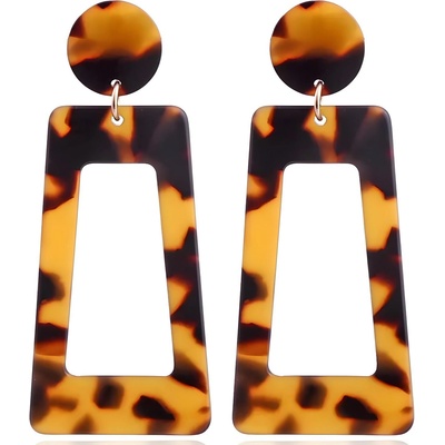 HARAHU Обици di-18992 - Кафяво / Черно kp18992 (di-18992)