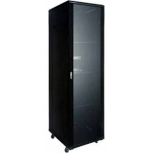 Linkbasic 19" Мрежови шкаф с предна стъклена врата, 800x800 мм. , 42U, черен, Linkbasic (NCB42-88-NJA-C)