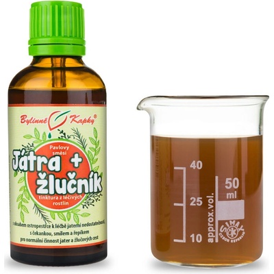 Pečeň a žlčník kvapky tinktúra 50 ml