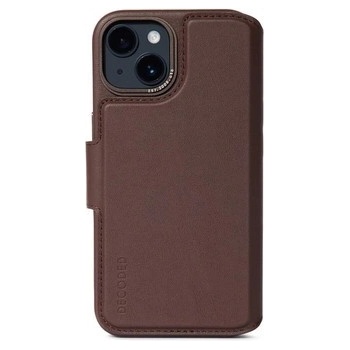 Decoded Leather Detachable Wallet MagSafe iPhone 14 Plus - hnedé