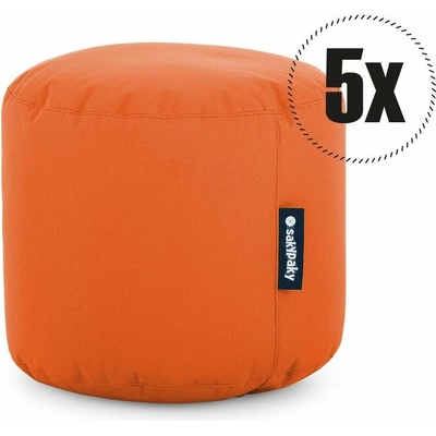 SakyPaky 5x taburet oranžový