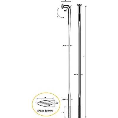 Drát Pillar PSR Aero Wing 22 J Band 2mm