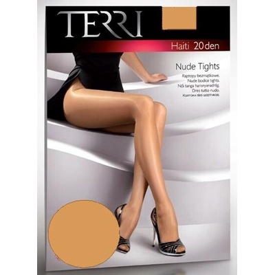 Terri HAITI 20 DEN luxusní elastické punčochové kalhoty nero černá