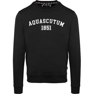 Aquascutum Блуза Aquascutum Mens Round Neck Crew Sweatshirt - Black - sportihobi - 78,21 лв