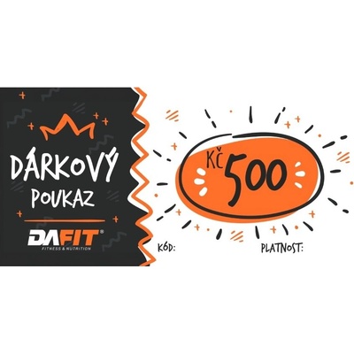 Dárkový poukaz Dafit.cz 500,-