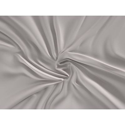 Kvalitex Satén prostěradlo s gumou světle šedé 120x200
