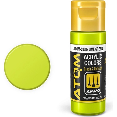 AMMO by MIG Jimenez ATOM COLOR Lime Green 20ml