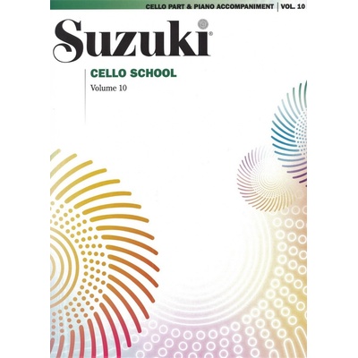 Suzuki Cello School 10 part violoncella + klavírní doprovod