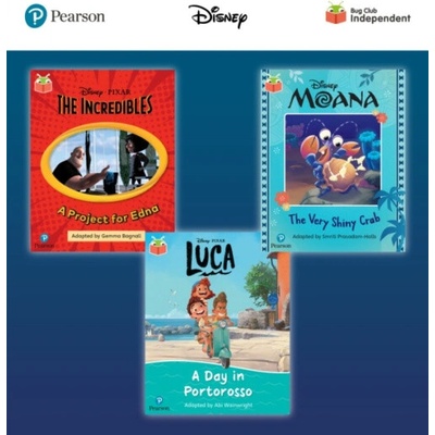 Pearson Bug Club Disney Year 1 Pack A, including decodable phonics readers for phase 5: Finding The Incredibles: A Project for Edna, Moana: The Very S - Bagnall, Gemma