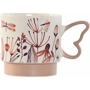 Item international Порцеланова чаша с цветя 350мл, 9х7.3х8.8см (2030)