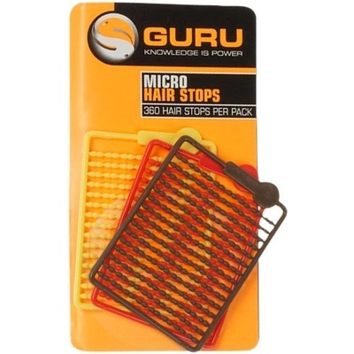 Guru Tackle Zarážky Micro Hair Stops Red Brown Yellow