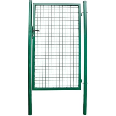 Brána Strend Pro METALTEC ECO, 1000/1800/50x50 mm, hranatý rám, zelená, jednokrídlová, záhradná, ZN+