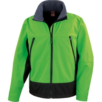 Result R 120X Unisex 3-vrstvá softshellová bunda vivid green