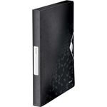 Leitz Wow Jumbo PP черна гумена папка (46290095)