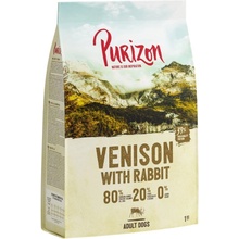 Purizon Adult divina a králik bez obilnín 2 x 12 kg