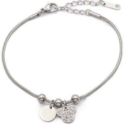 BRUNOshop.cz Nastavitelný náramek MICKEY s kamínky S4485