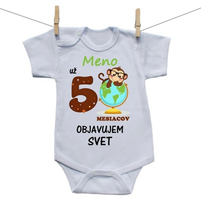 Boodyy Body s krátkym rukávom Už 5 mesiacov objavujem svet