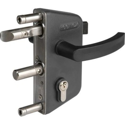 LOCINOX LAKZ 7016 - komplet zámkové krabice pro profil 40 mm, pro křídlové branky, antracit LAKZ4040P1L_7016