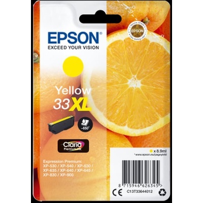 Epson T33644012, T33XL жълт (yellow) оригинална касета (C13T33644012)